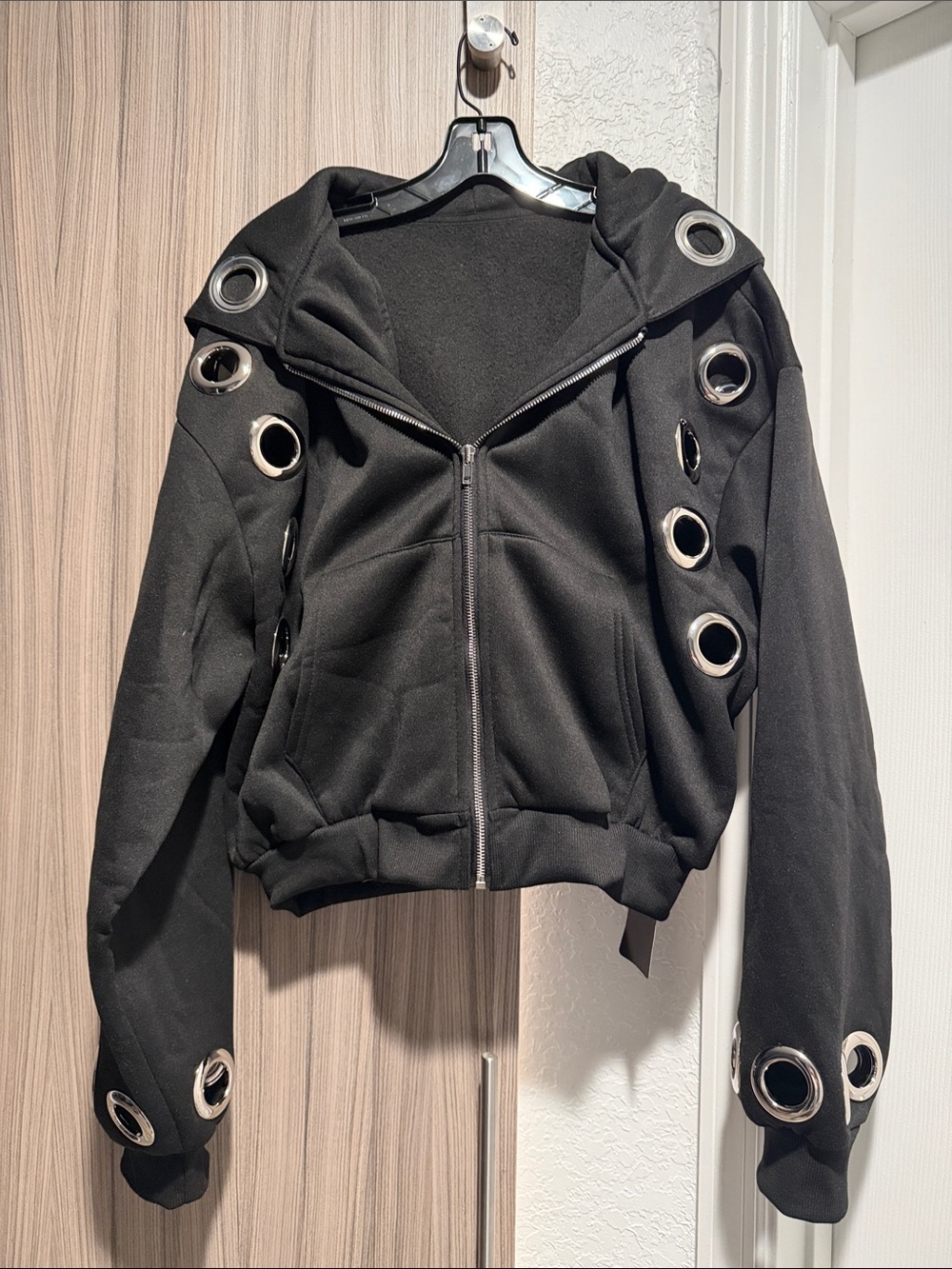Black Zip Hoodie